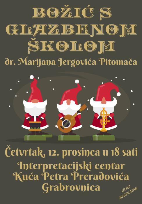 Božićni koncert Područne glazbene škole dr. Marijana Jergovića Pitomača